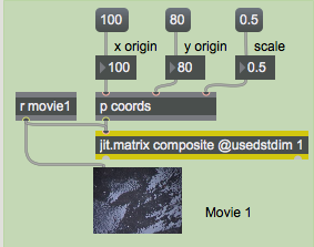 The named  jit.matrix  object