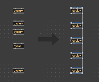 After distributing, you can use handles for further refinement.
