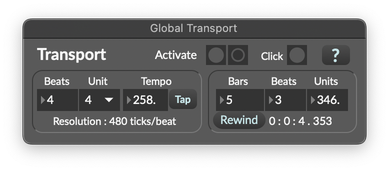 The global transport window