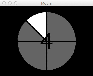 jit.window  displays the contents of a matrix: in this case a frame of a movie.