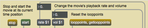 Some simple movie playback controls