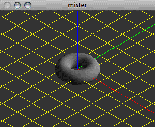 Viewing our scene using orthographic projection