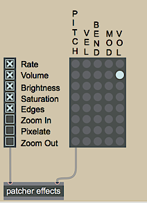 Route fifth input (VOL) to second output (Volume)