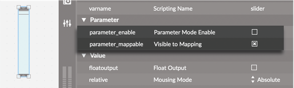 "The Parameter Mode Enable attribute"