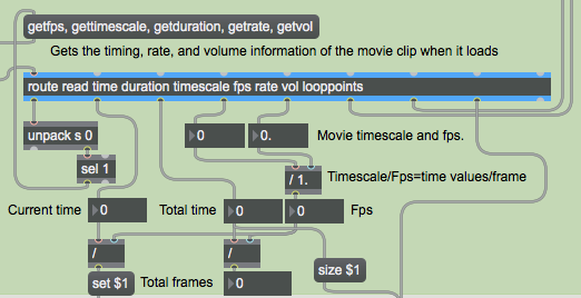 Automatically querying the  jit.movie  object.