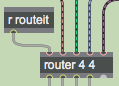 The Max  router  object