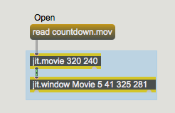 The  read  message opens a movie file.